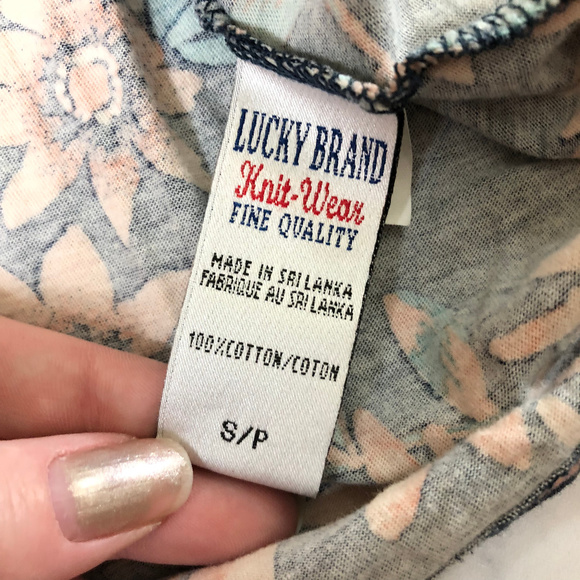 Lucky Brand Blue & Pink Floral Sleeveless Dress - Picture 6 of 8